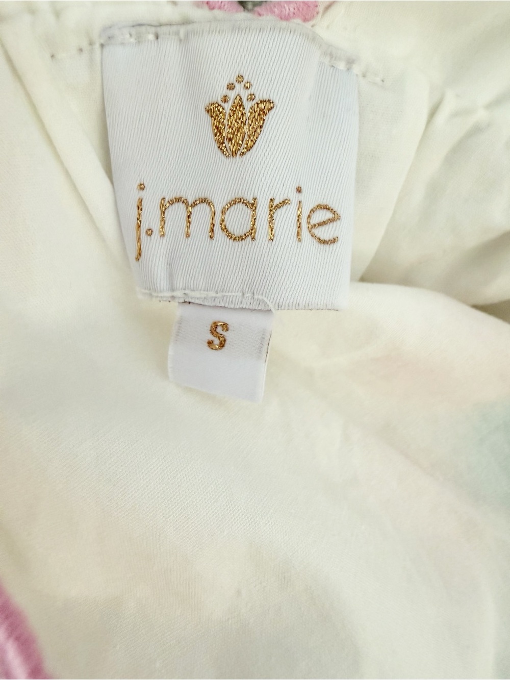 J.Marie Short Set Eloise White Floral Embroidered Top and Shorts - Picture 7 of 13